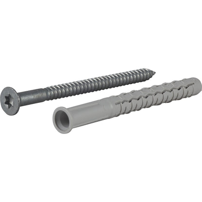 FASADPLUGG GXL SKRUV FÖRSÄNKT HUVUD TX40 FZV 10X100 50ST