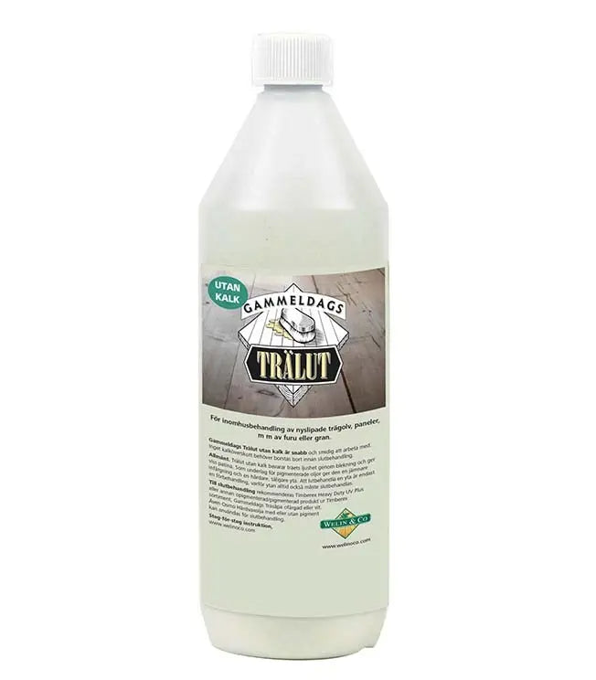Gammeldags TRÄLUT UTAN KALK 1 LITER