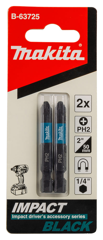 Makita Skruvbits PH2 50mm Impact Black B-63725