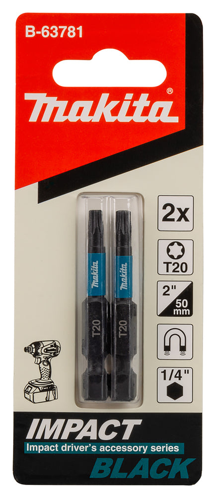 Makita Skruvbits T20 50mm Impact Black B-63781