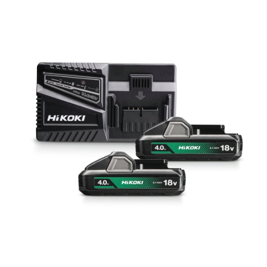 Hikoki Batteripaket 4,0 Ah, 2-pack