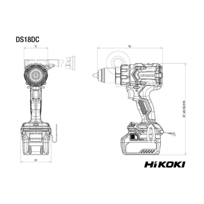 HiKOKI DS18DC Borrskruvdragare 18V