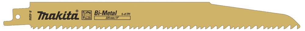 Tigersågblad 225 x 1,6 mm, spik, trä, spånskivor, 5 stB-43256