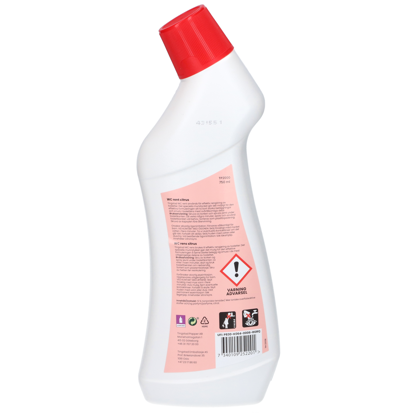 WC-rent Citrus 750ml