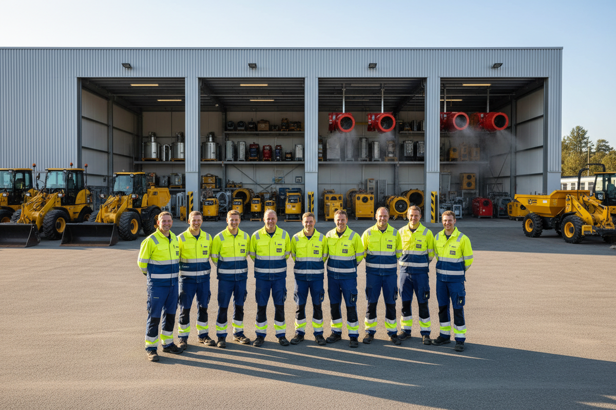 Trusted Swedish rental company team
